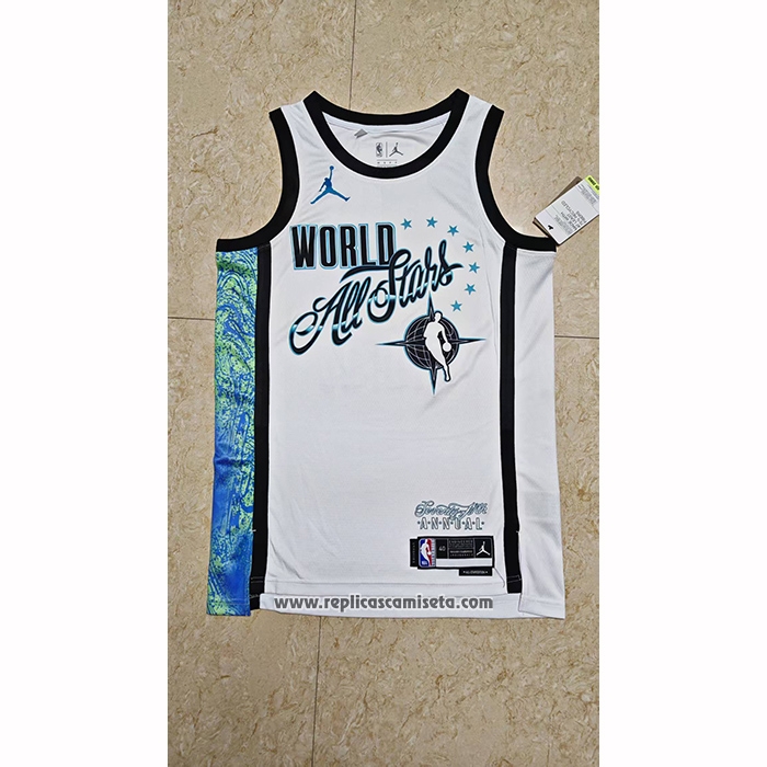 Camiseta NBA All Star 2026 Deni Avdija NO 8 Blanco